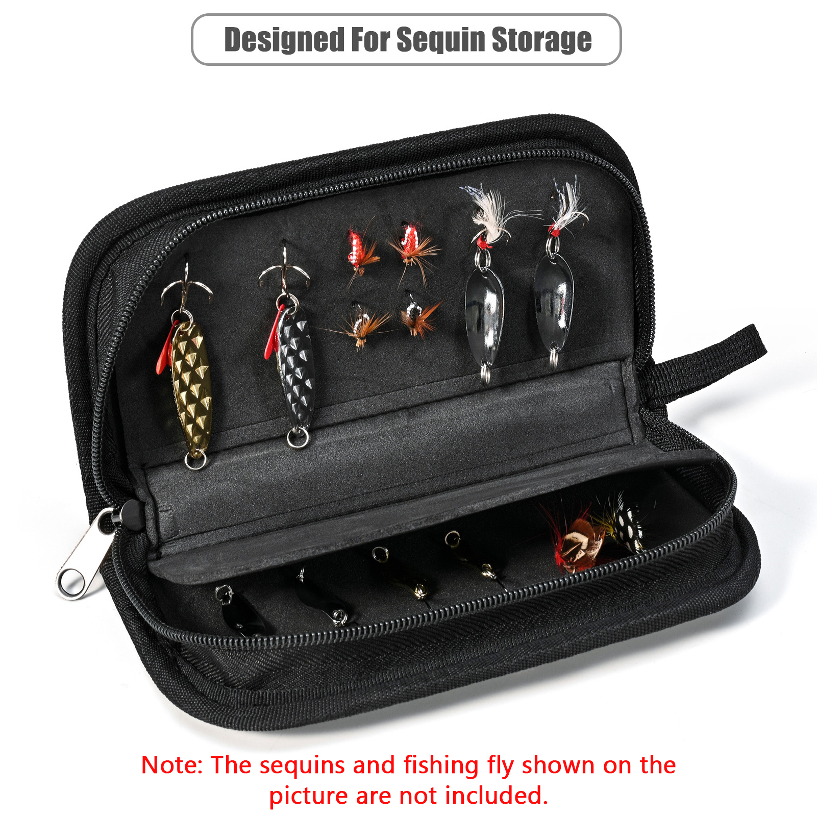EVA Fishing Sequins Storage Ba - Fishing Lure Spoon のレビューと価格