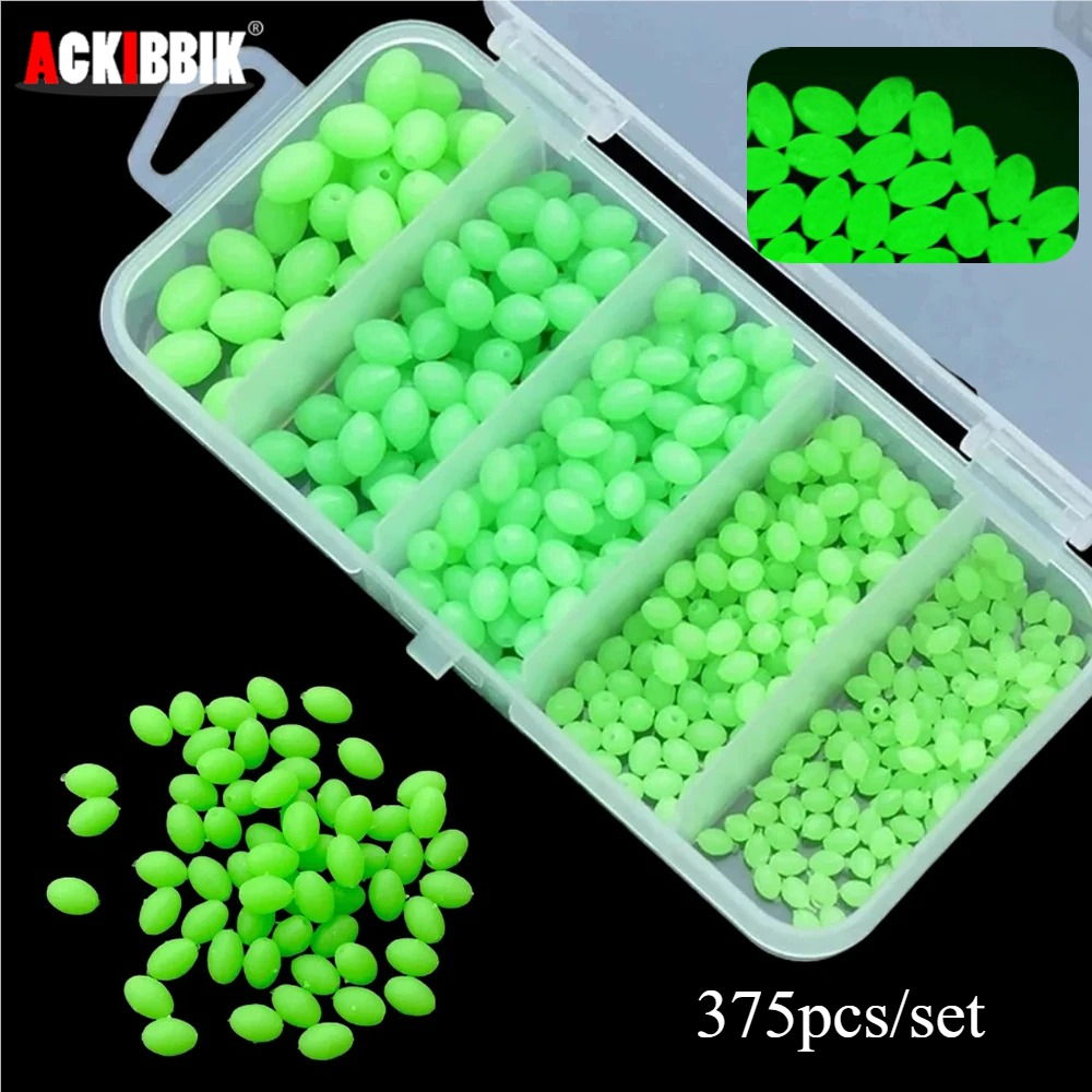 Ackibbik 375pcs/box Luminous F - Fishing Lure Box のレビューと価格