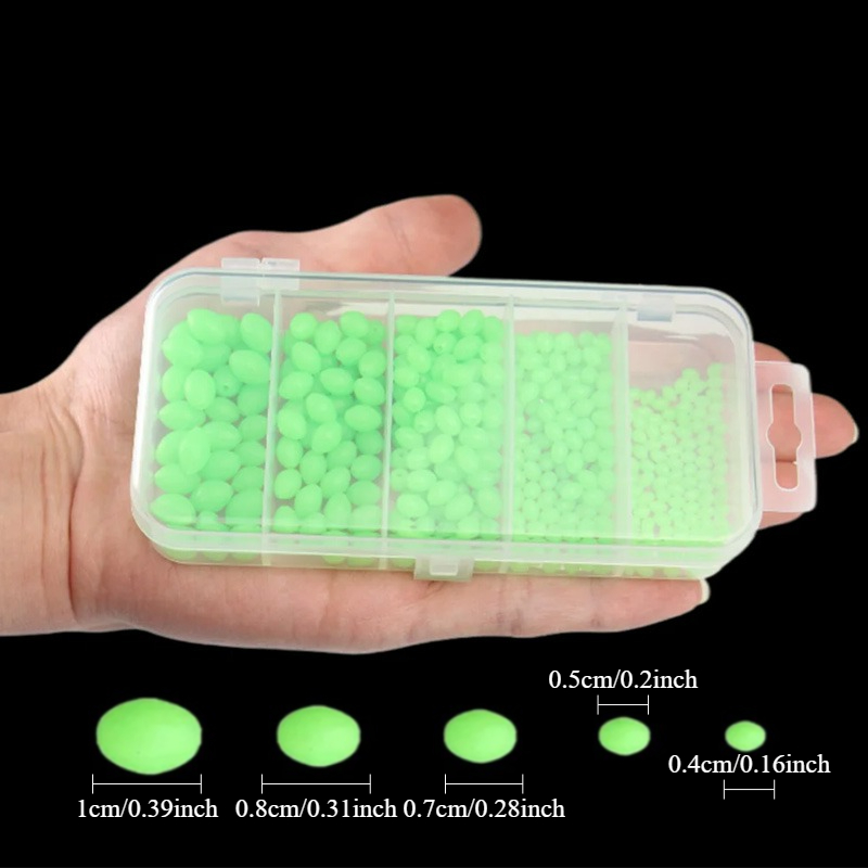 Ackibbik 375pcs/box Luminous F - Fishing Lure Box のレビューと価格