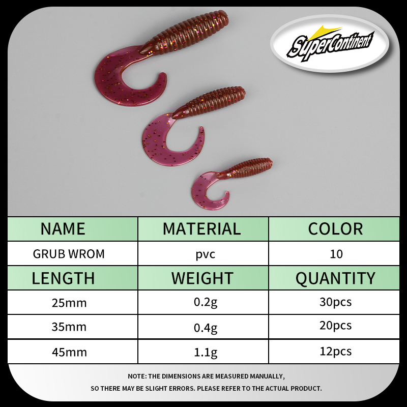 Supercontinent Soft Bait angry - Fishing Lure Soft Plastic のレビューと価格