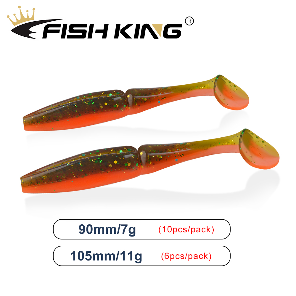 FISH KING One Up Shad Fishing  - Fishing Lure Soft Plastic のレビューと価格