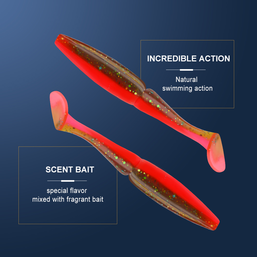 FISH KING One Up Shad Fishing  - Fishing Lure Soft Plastic のレビューと価格