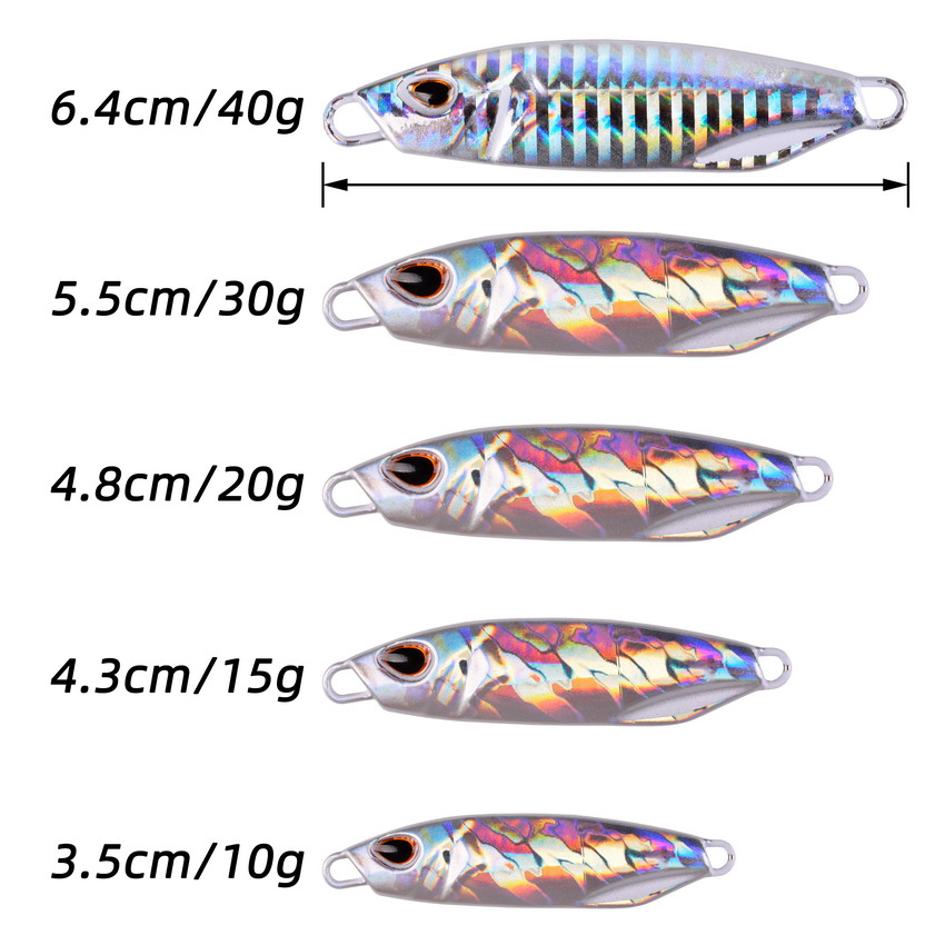 10Pcs Long Cast Metal Bait Spi - Fishing Lure Spoon のレビューと価格