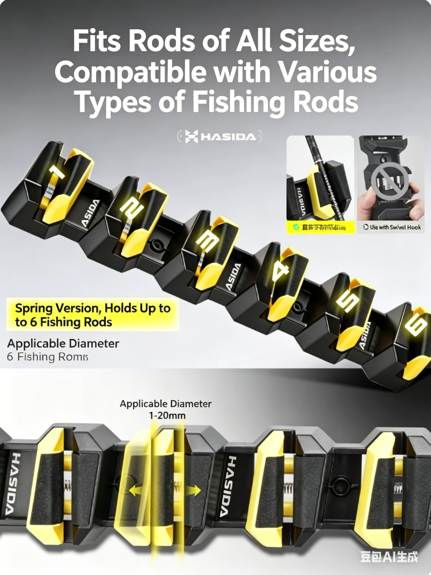 HISTAR Soft Rubber Wall-Mounte - Fishing Lure Accessories のレビューと価格