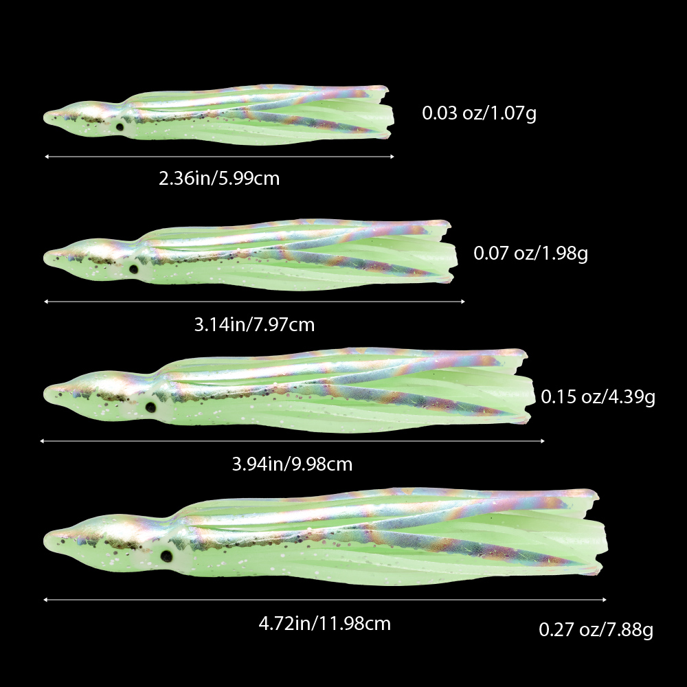 10 pcs soft light octopus squi - Fishing Lure Buzzbait のレビューと価格