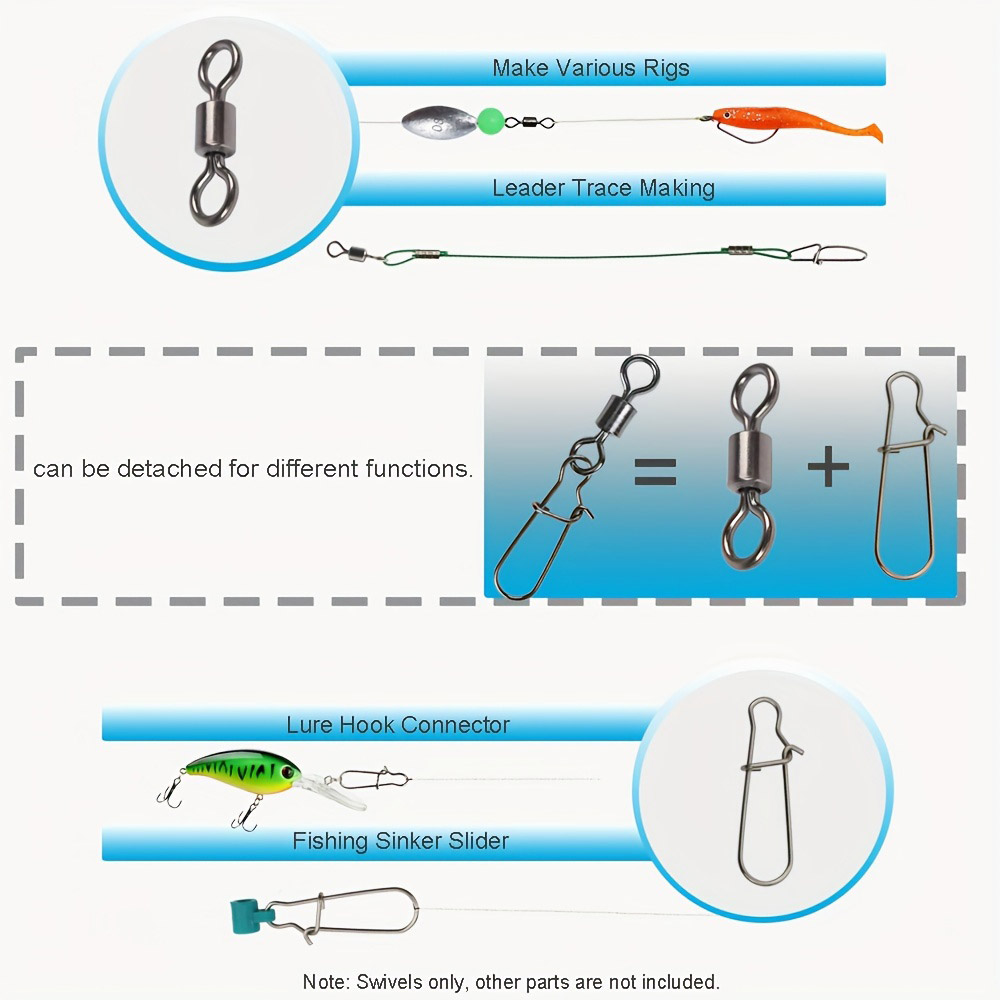 95/210 PCS Set Fishing Connect - Fishing Lure Kit のレビューと価格