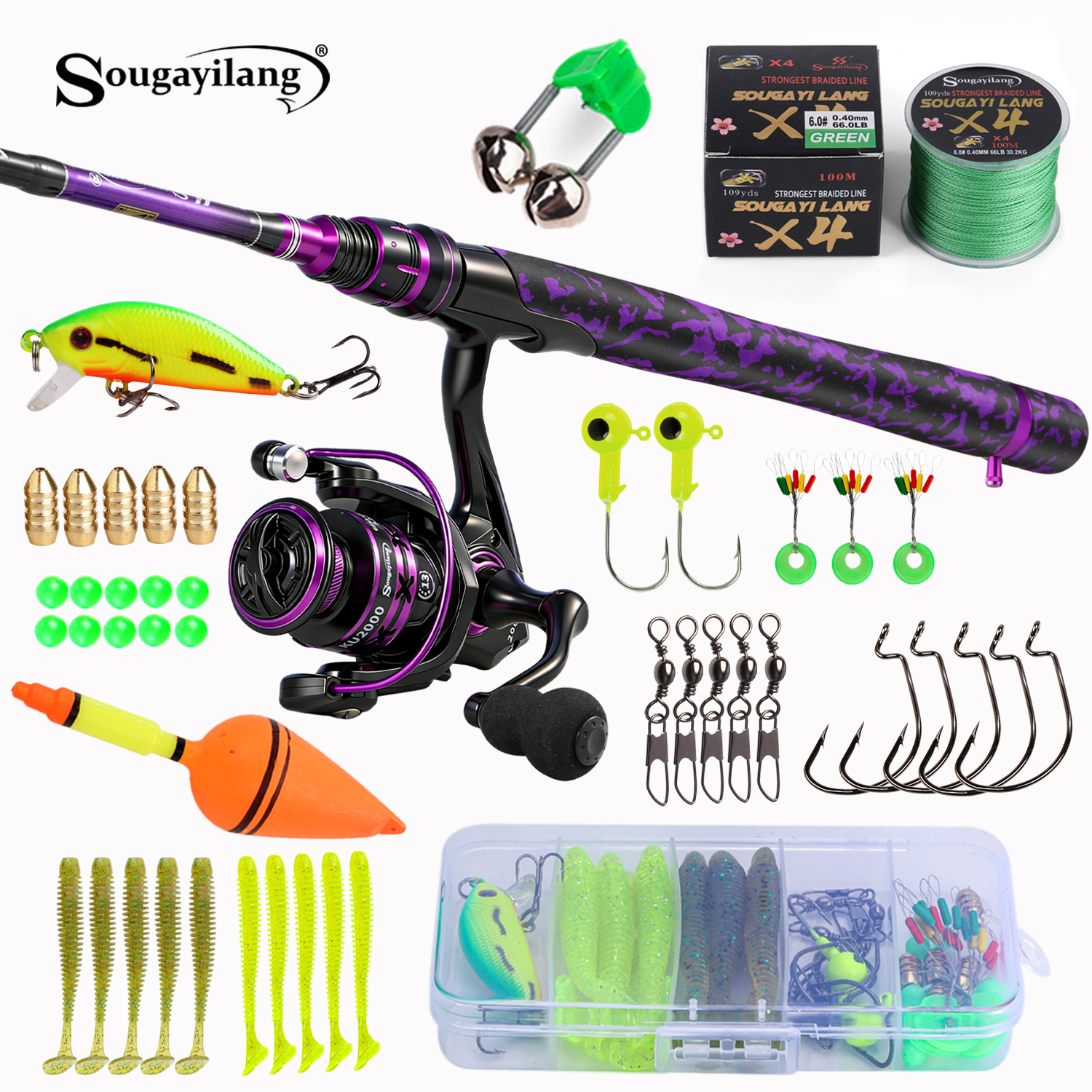 Sougayilang Spinning Fishing R - Fishing Lure Topwater のレビューと価格