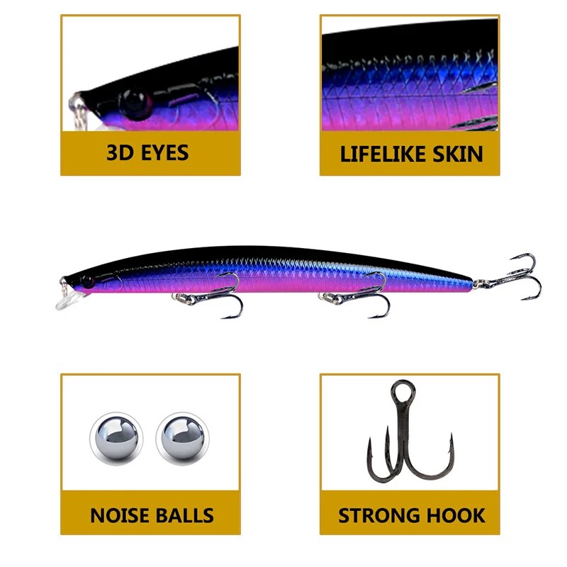 Minnow Fishing Lure Laser Hard - Fishing Lure Crankbait のレビューと価格
