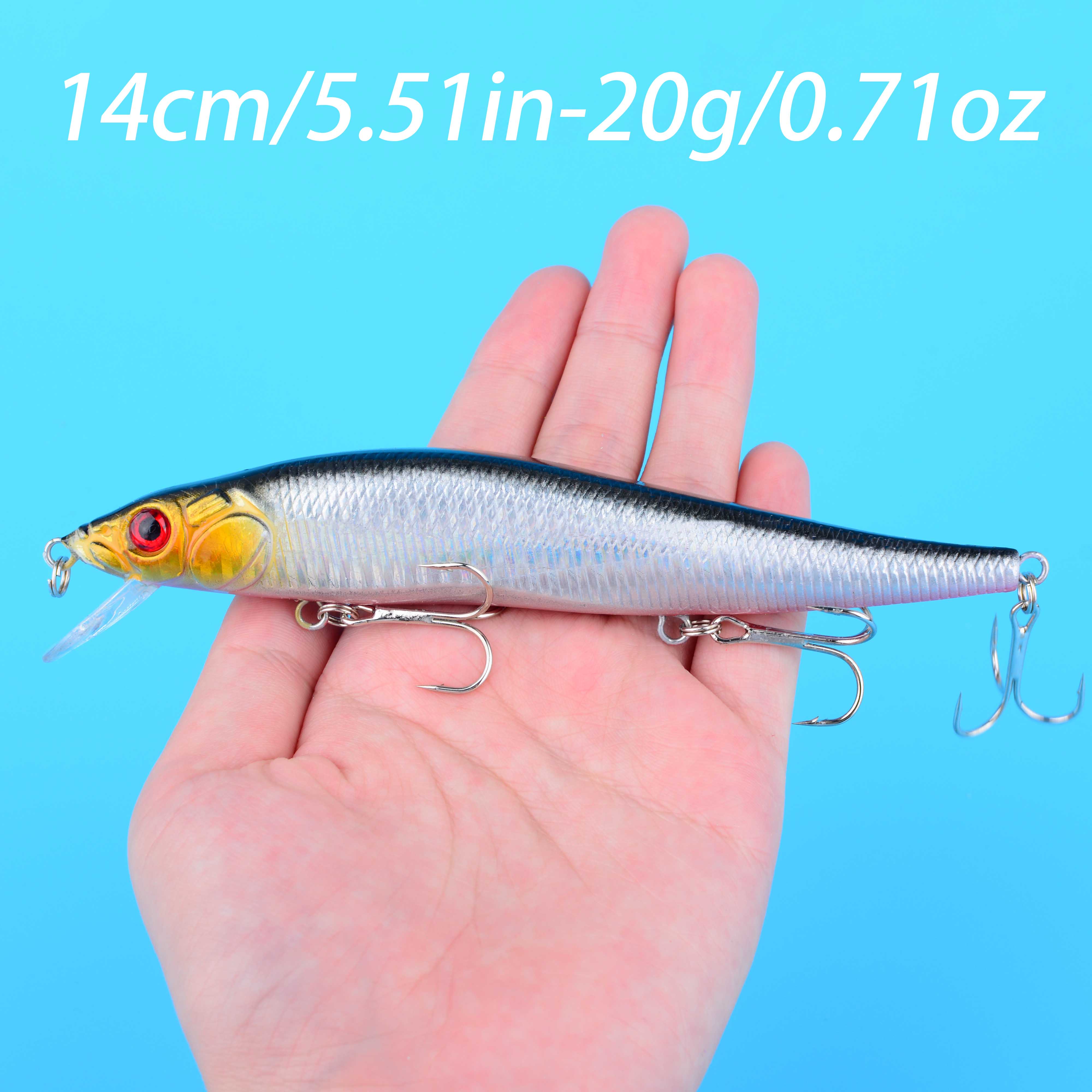 1pc Minnow Fishing Lure Floati - Fishing Lure Jerkbait のレビューと価格