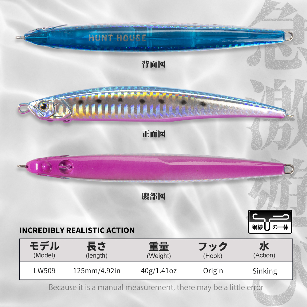 Hunthouse fishing Press heavy  - Fishing Lure Popper のレビューと価格