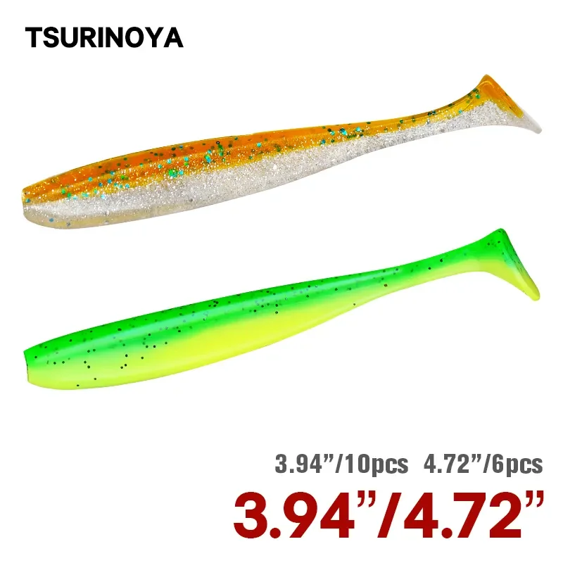 TSURINOYA NEW SIZE 100mm 120mm - Fishing Lure Soft Plastic のレビューと価格