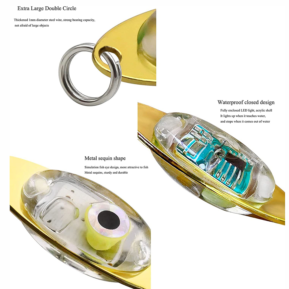 PRO BEROS LED Fishing Deep Dro - Fishing Lure Spoon のレビューと価格