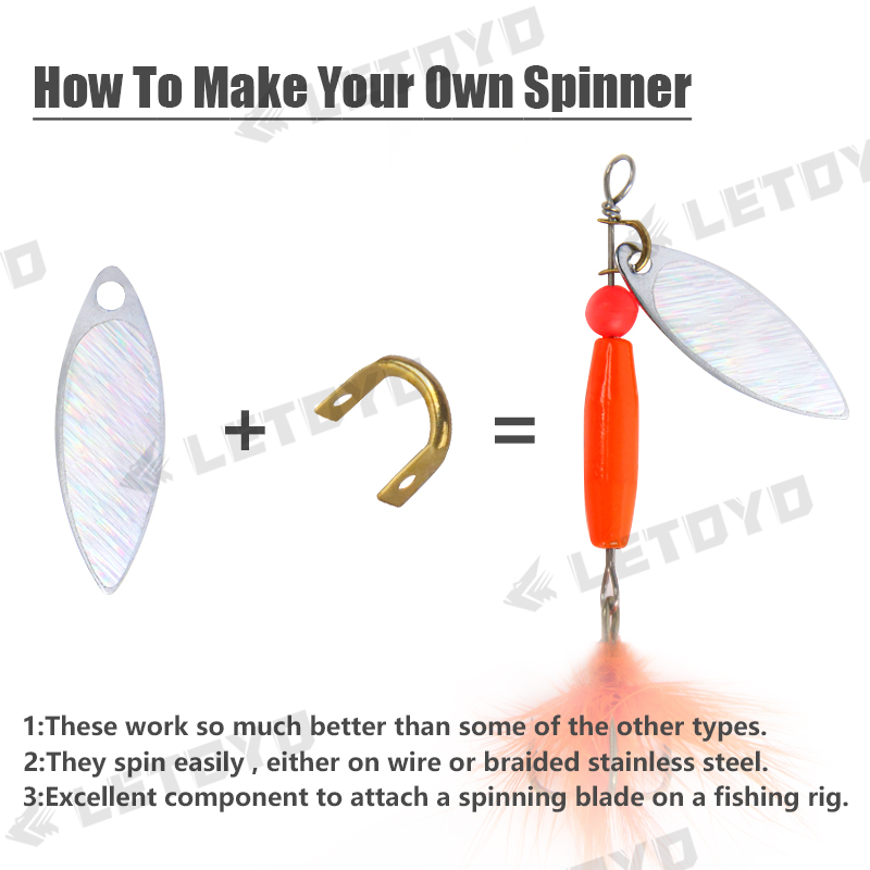 LETOYO 100pcs Folded Clevises  - Fishing Lure Kit のレビューと価格
