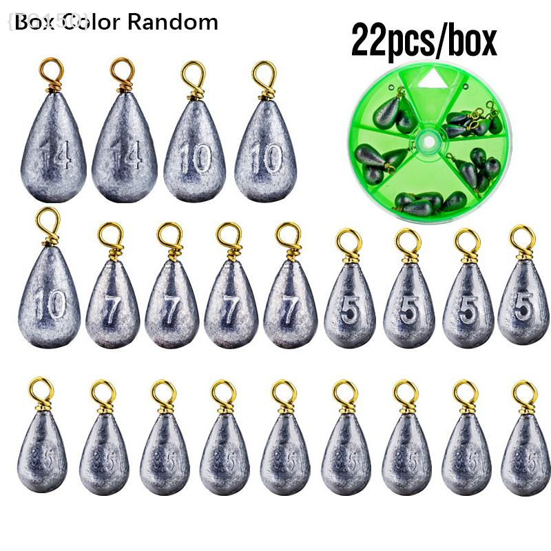 【TG150】22Pcs/Box Fishing Bait  - Fishing Lure Box のレビューと価格