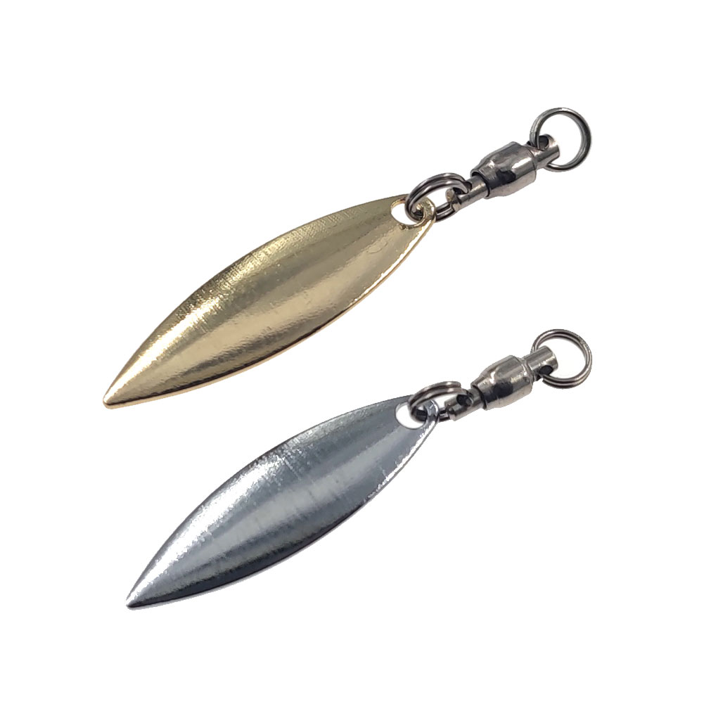 10pcs Willowleaf Blades Spinne - Fishing Lure Blade Bait のレビューと価格
