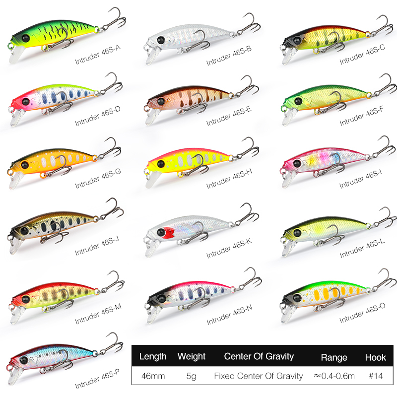 TSURINOUA 46S 46mm 5g Bait Fin - Fishing Lure Jerkbait のレビューと価格