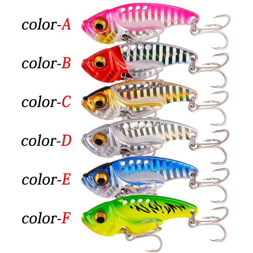 6pc/lot  7/10/15/20G Hard Meta - Fishing Lure Blade Bait のレビューと価格
