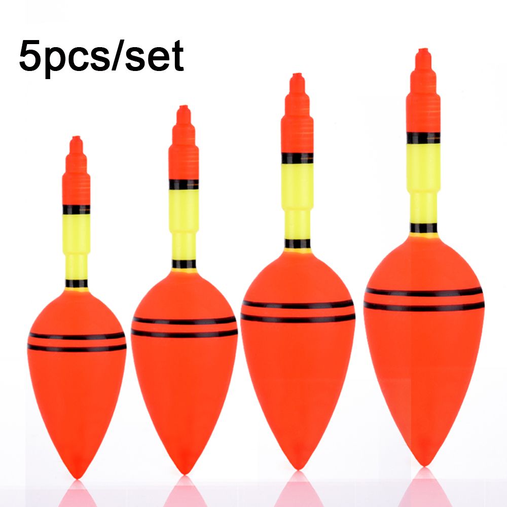 5pcs/set Plastic Fishing Float - Fishing Lure Topwater のレビューと価格