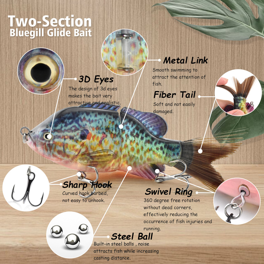13Cm/33G Bionic Two-Section Ha - Fishing Lure Popper のレビューと価格