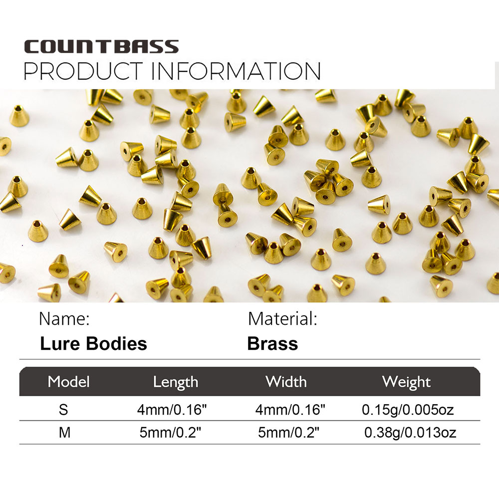 Countbass 10pcs Solid Brass Co - Fishing Lure Buzzbait のレビューと価格