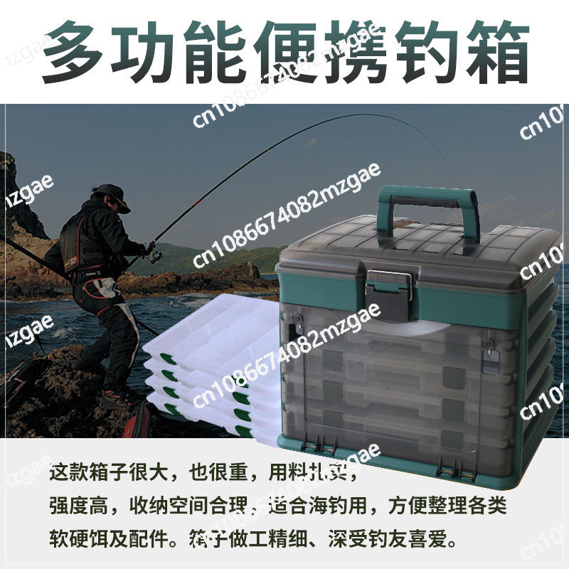 Medium 4-layer portable lure b - Fishing Lure Box のレビューと価格