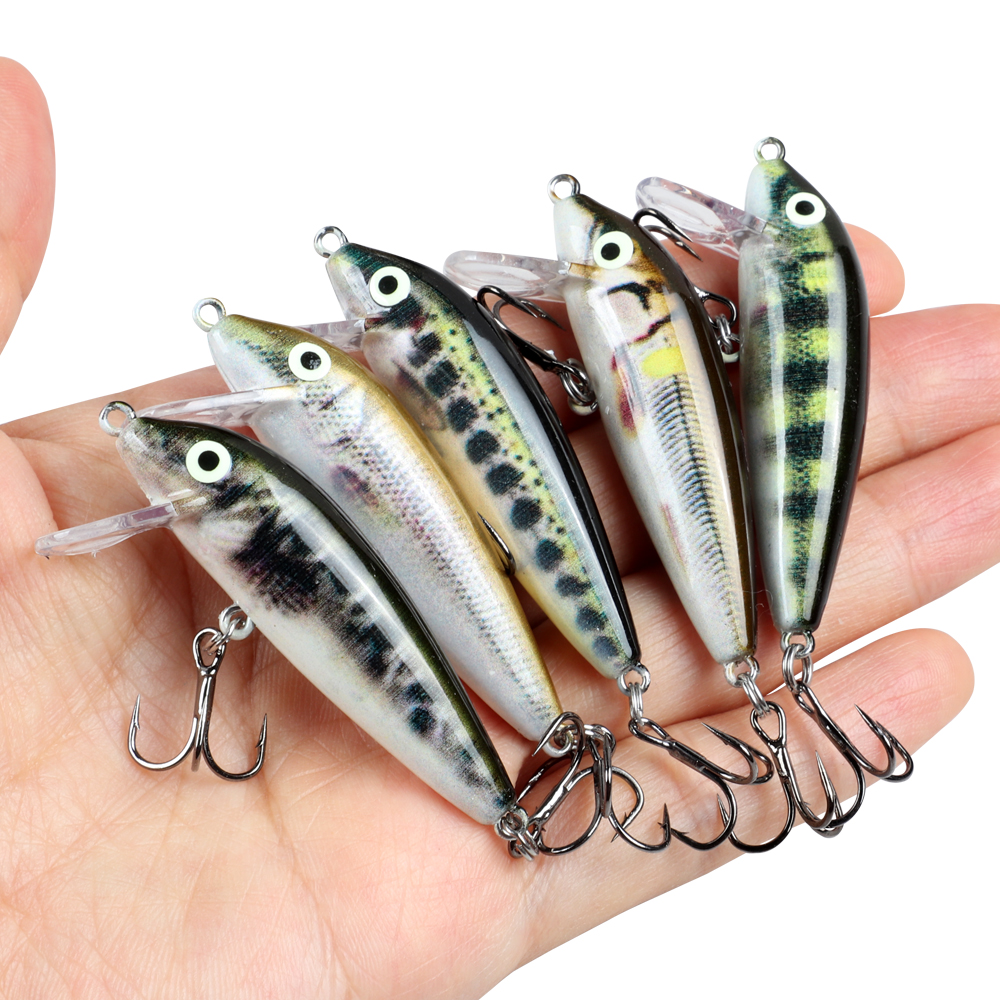 5cm 5g Sinking Minnow Wobblers - Fishing Lure Jerkbait のレビューと価格