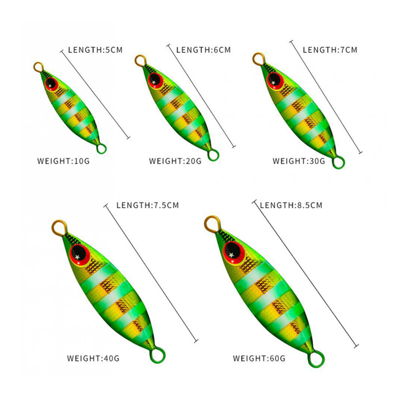 Metal Slow Jig Lure Hard Artif - Fishing Lure Buzzbait のレビューと価格