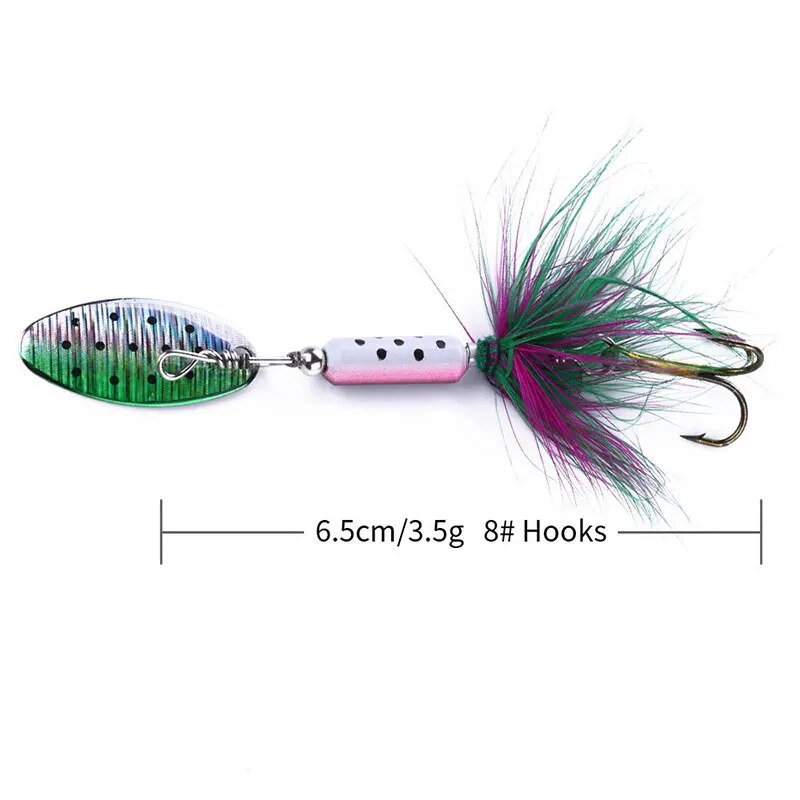 Metal VIB Lures 1PCS 3.5g Feat - Fishing Lure Spoon のレビューと価格