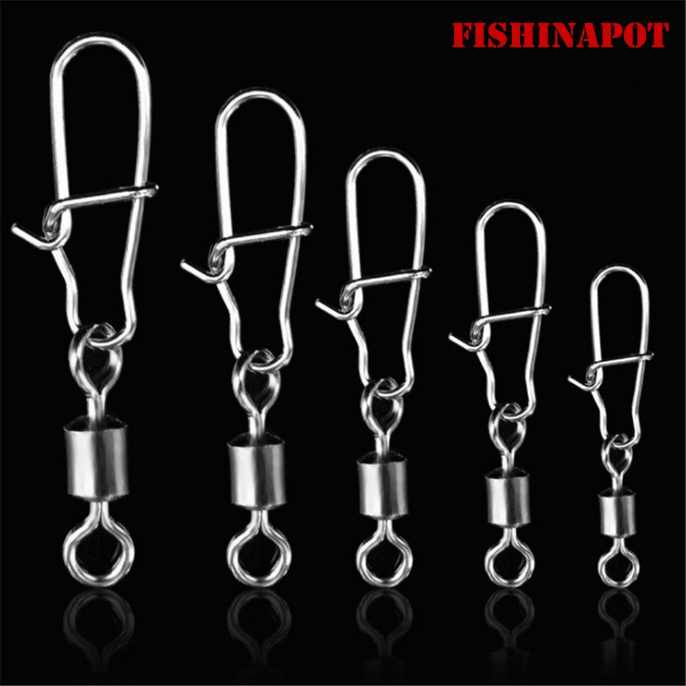FISHINAPOT 30pcs/lot 2#-10# St - Fishing Lure Spinnerbait のレビューと価格