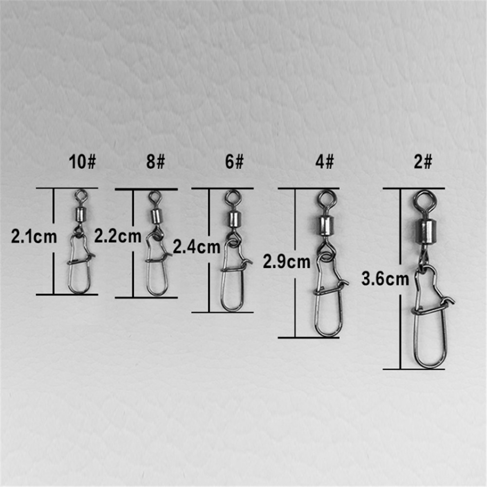 FISHINAPOT 30pcs/lot 2#-10# St - Fishing Lure Spinnerbait のレビューと価格