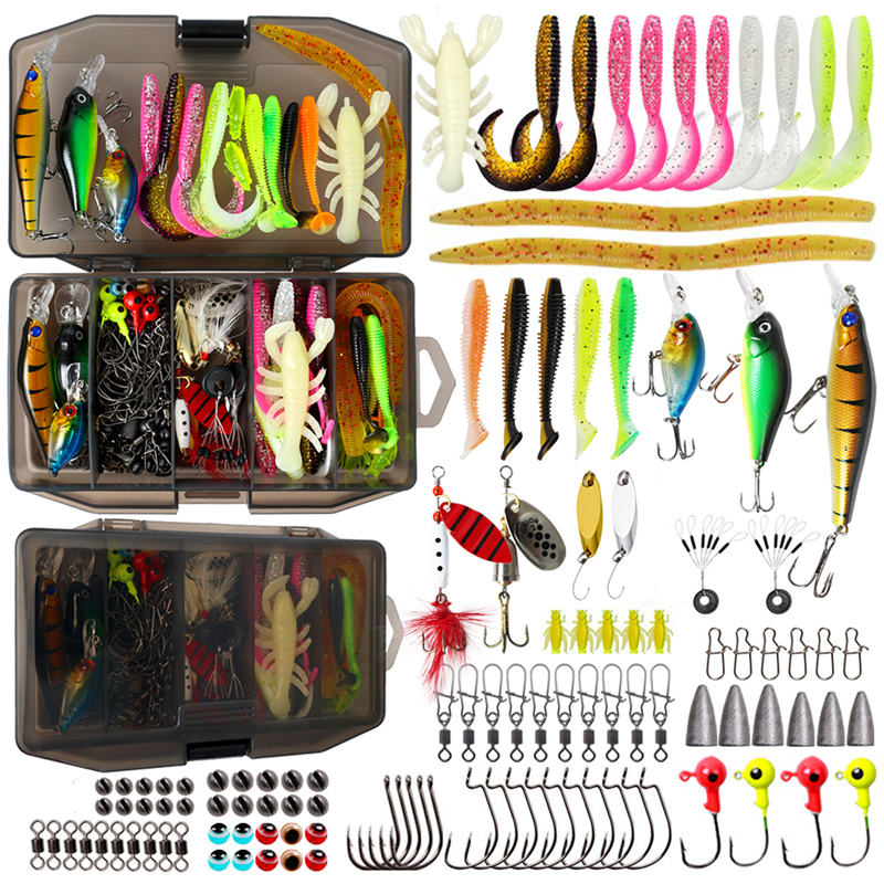 New 120PCS Fishing Lure Set So - Fishing Lure Jig のレビューと価格