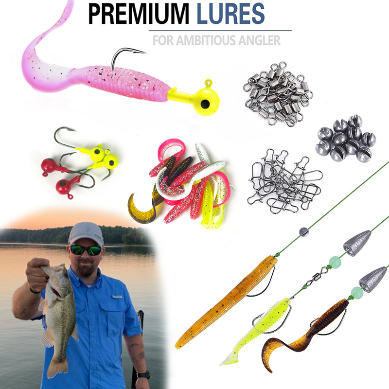New 120PCS Fishing Lure Set So - Fishing Lure Jig のレビューと価格