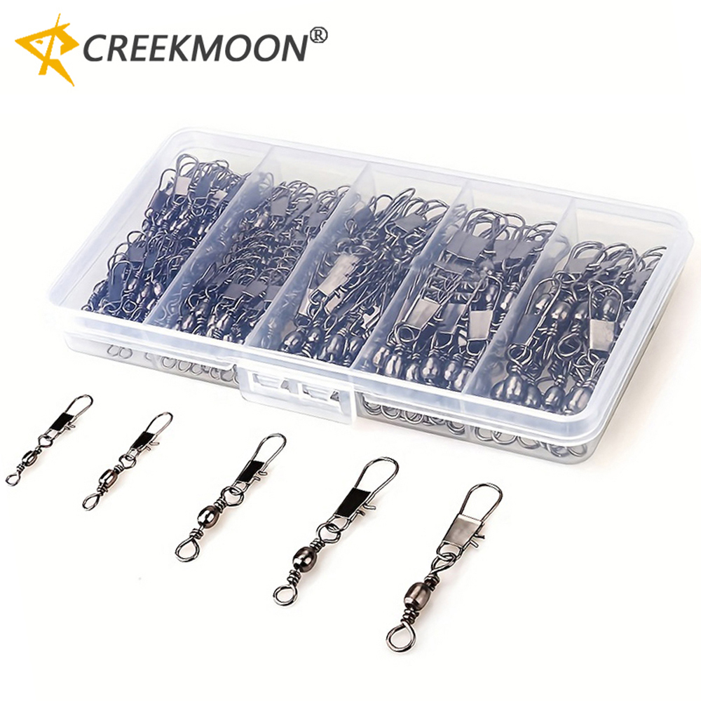 100Pcs/Lot 4#6#8#10#12# Swivel - Fishing Lure Accessories のレビューと価格