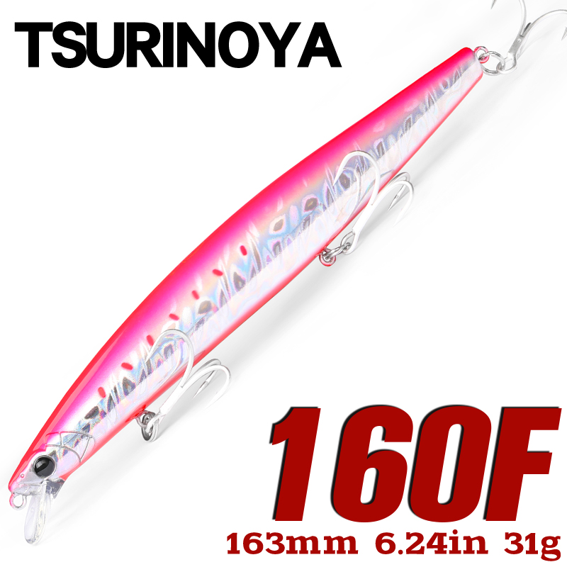 TSURINOYA 160F Floating Minnow - Fishing Lure Topwater のレビューと価格
