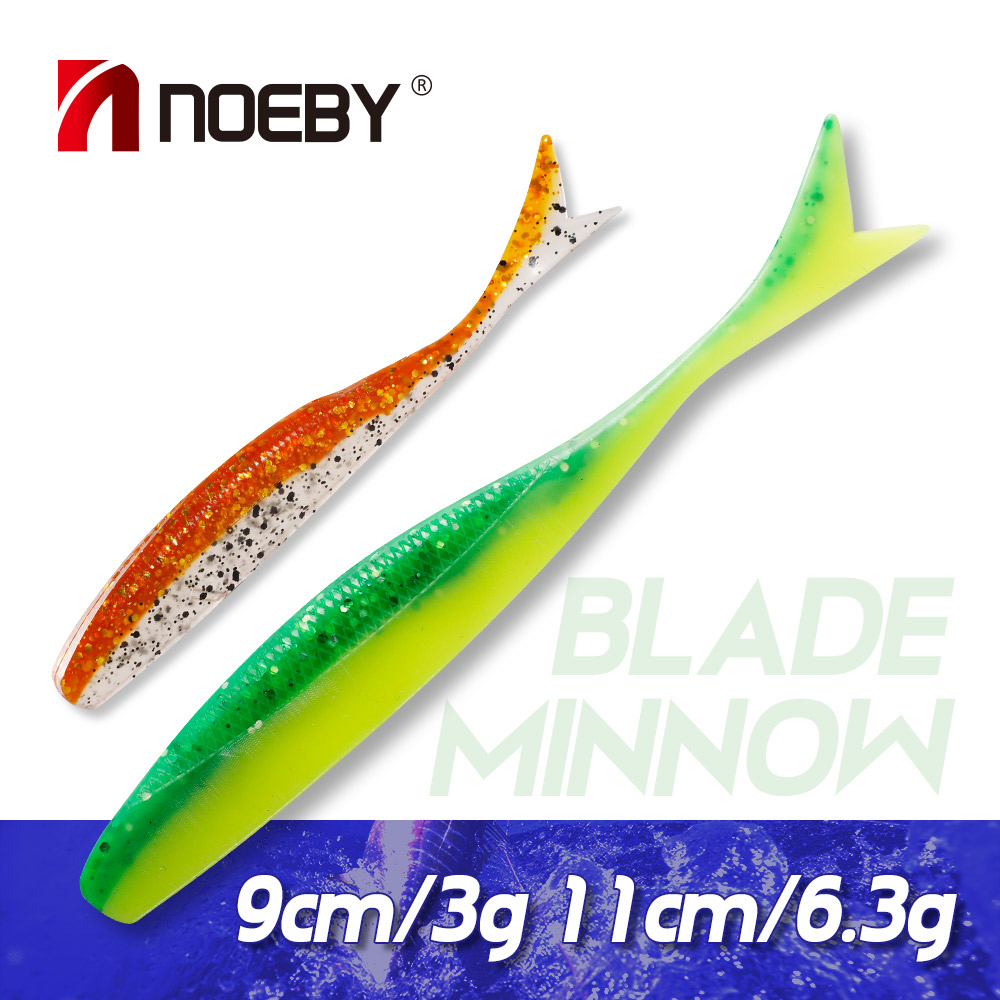 NOEBY Soft Lure Blade Minnow 9 - Fishing Lure Blade Bait のレビューと価格