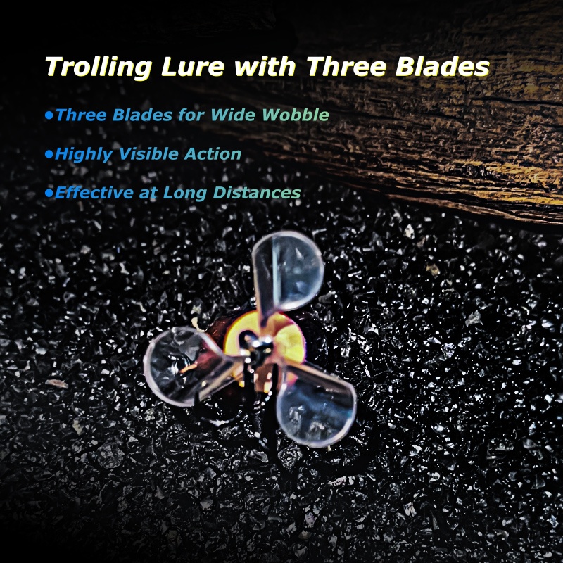 Wondersee 3-Blade Topwater Fis - Fishing Lure Blade Bait のレビューと価格