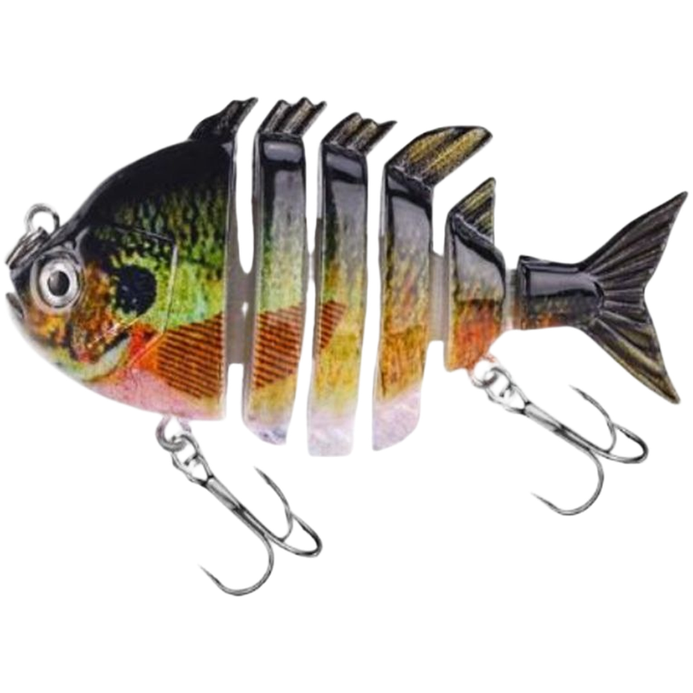 5Pcs 6 Section Fishing Lure Ha - Fishing Lure Swimbait のレビューと価格