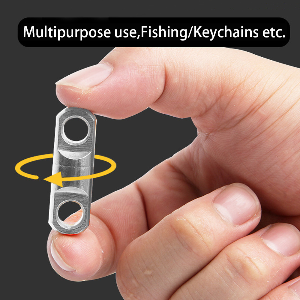 10pcs Solid Swivels for Fishin - Fishing Lure Spinner のレビューと価格
