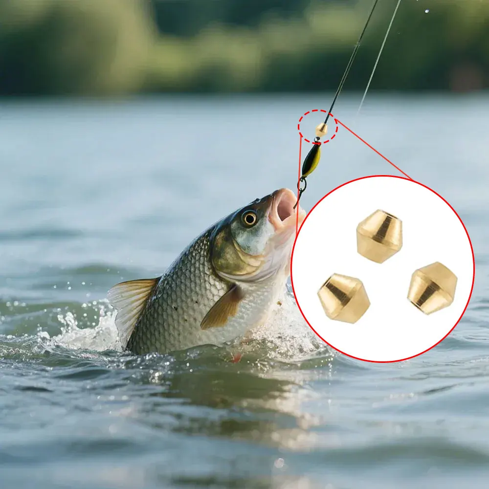 40pcs DIY Lure Brass Fishing B - Fishing Lure Spinnerbait のレビューと価格