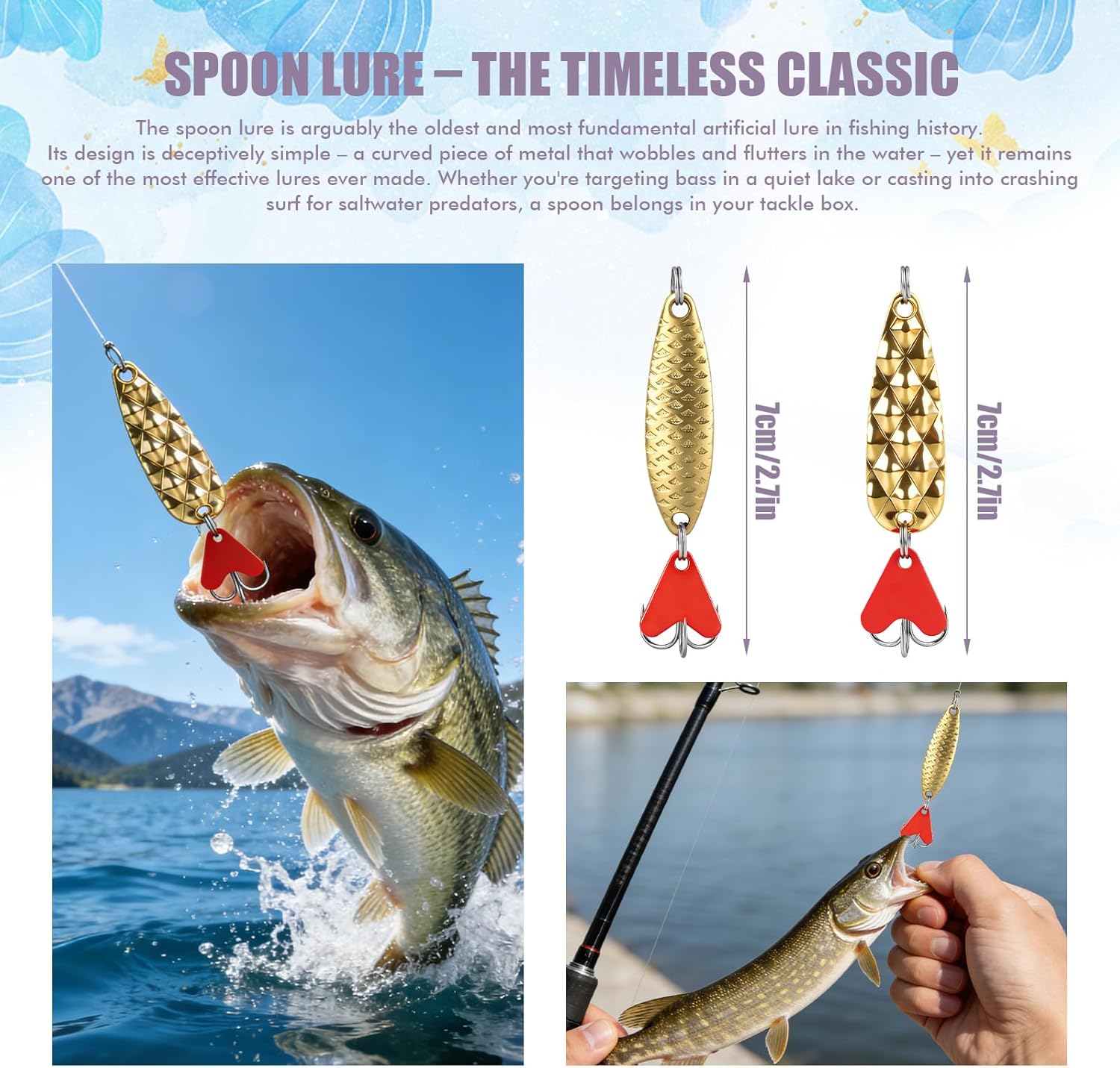 71Pcs Fishing Lures Kit with T - Fishing Lure Crankbait のレビューと価格
