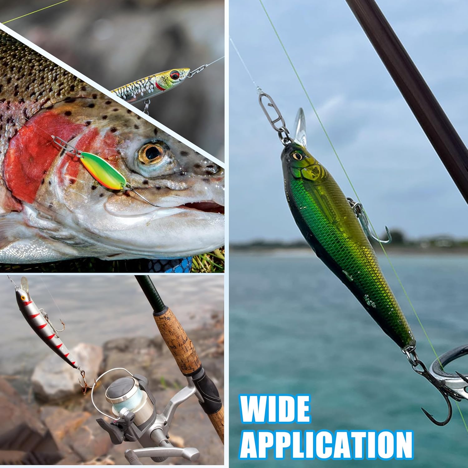 9KM Fishing Snap Kit 110pcs Po - Fishing Lure Kit のレビューと価格