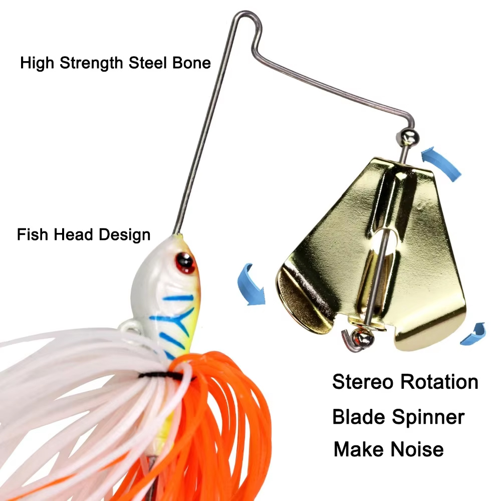 1pcs 12.8g Spinnerbait Fishing - Fishing Lure Blade Bait のレビューと価格
