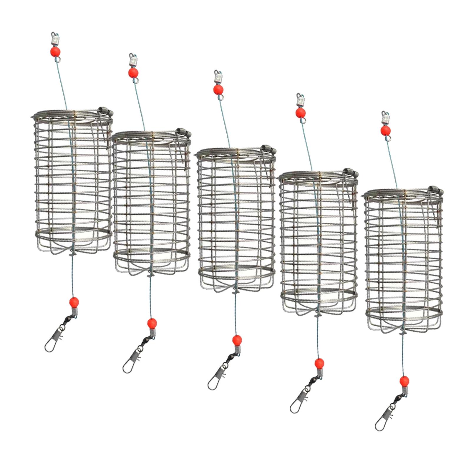 5x Solid Fishing Feeder Cage T - Fishing Lure Box のレビューと価格