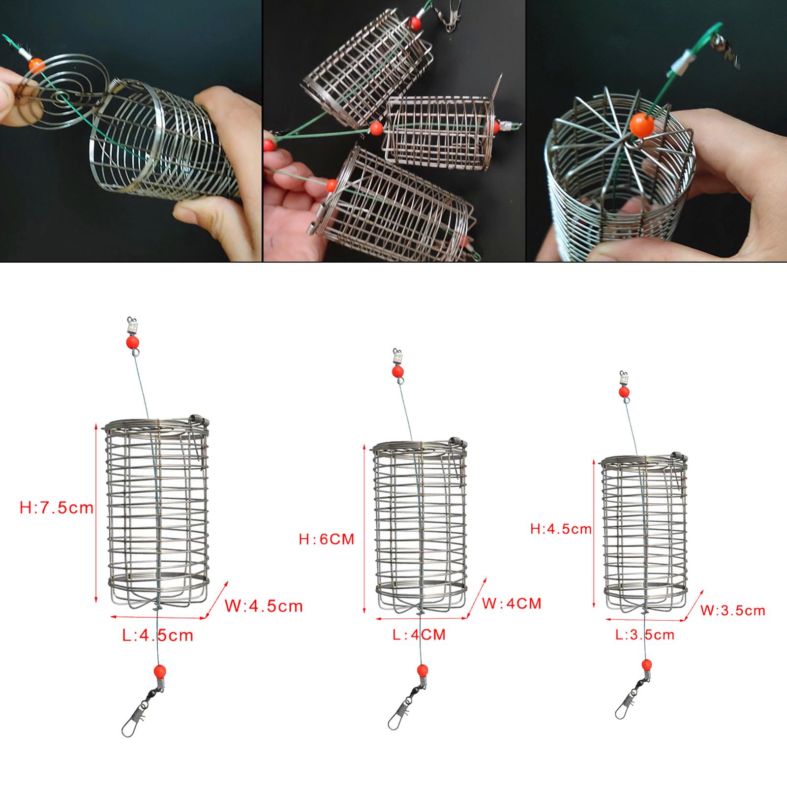 5x Solid Fishing Feeder Cage T - Fishing Lure Box のレビューと価格