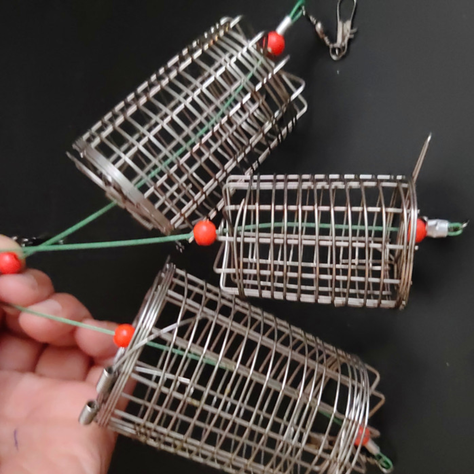 5x Solid Fishing Feeder Cage T - Fishing Lure Box のレビューと価格