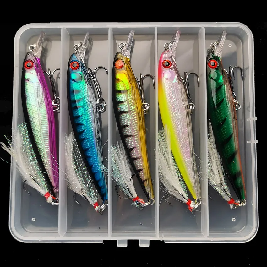 5pcs/box Laser 3D Eyes Bionic  - Fishing Lure Box のレビューと価格