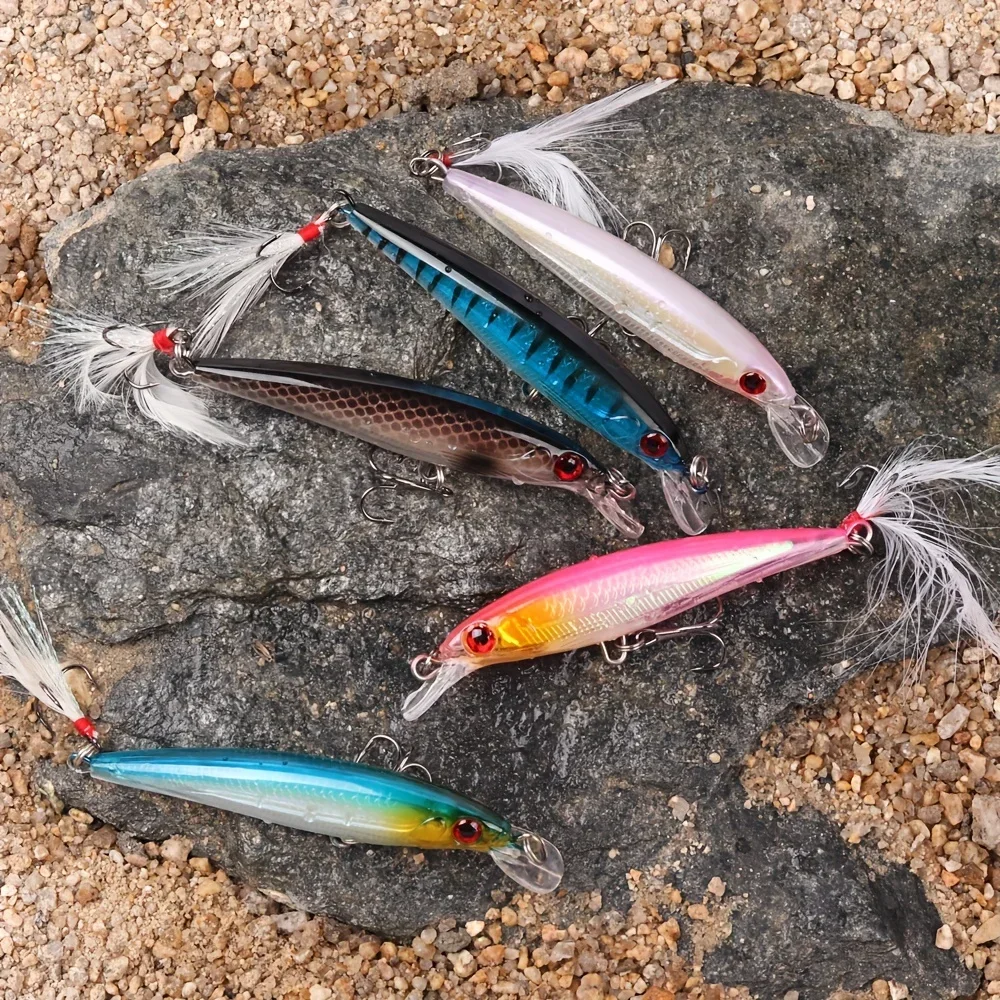 5pcs/box Laser 3D Eyes Bionic  - Fishing Lure Box のレビューと価格