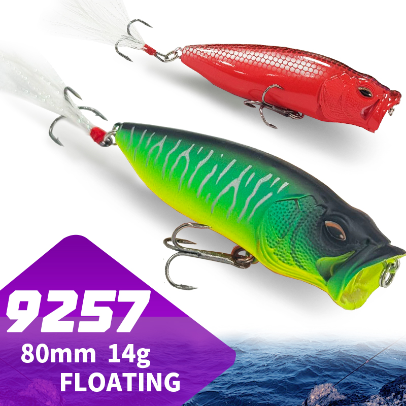 Popper Lure Topwater Bait 80mm - Fishing Lure Popper のレビューと価格