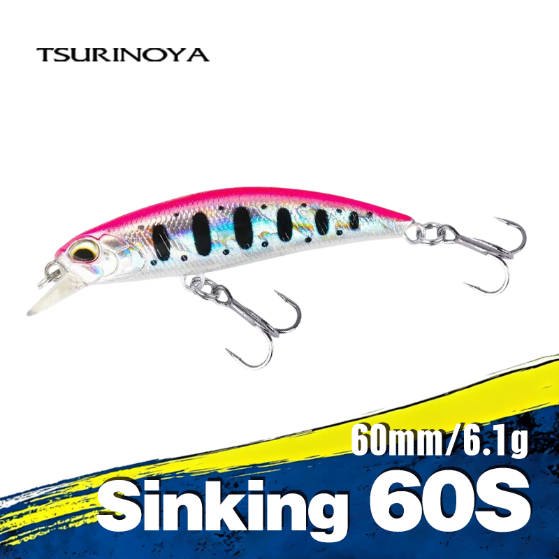 TSURINOYA  Sinking Minnow 60S  - Fishing Lure Jerkbait のレビューと価格