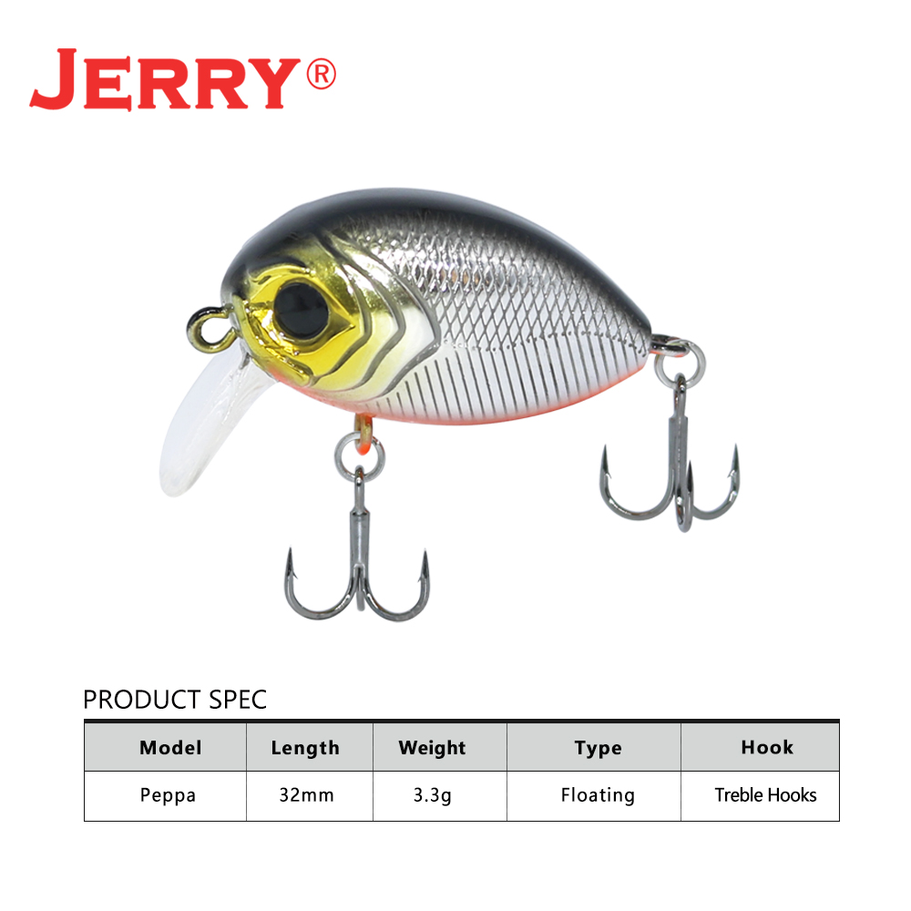 Jerry Peppa Wobbler Lure Float - Fishing Lure Crankbait のレビューと価格